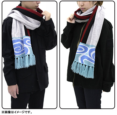 銀魂 銀さん着物柄マフラー商品画像3