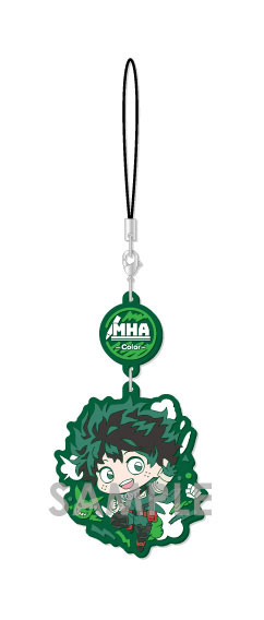 僕のヒーローアカデミア キャラゆらラバーストラップ-Color- 6個入りBOX 緑谷出久
