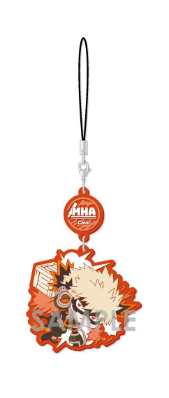 僕のヒーローアカデミア キャラゆらラバーストラップ-Color- 6個入りBOX 爆豪勝己