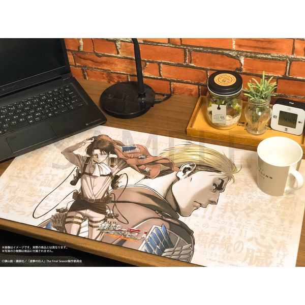 進撃の巨人 デスクマットコレクション リヴァイ&エルヴィンVer