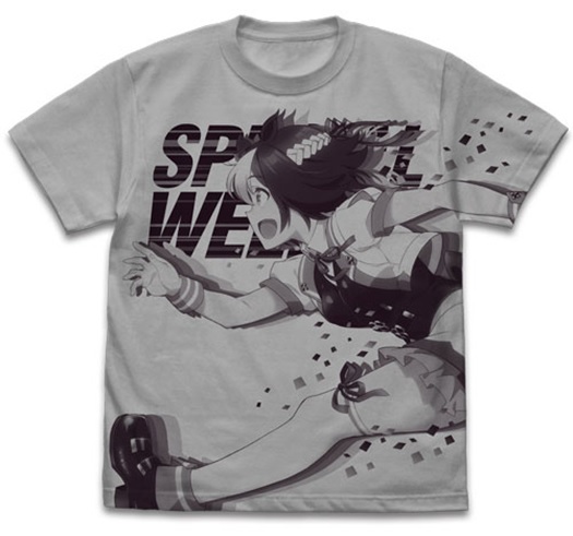 ウマ娘 プリティーダービー スペシャルウィーク Tシャツ/LIGHT GRAY