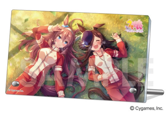 ウマ娘 プリティーダービー アクリルプレート Vol.3　2.ミホノブルボン＆ライスシャワー