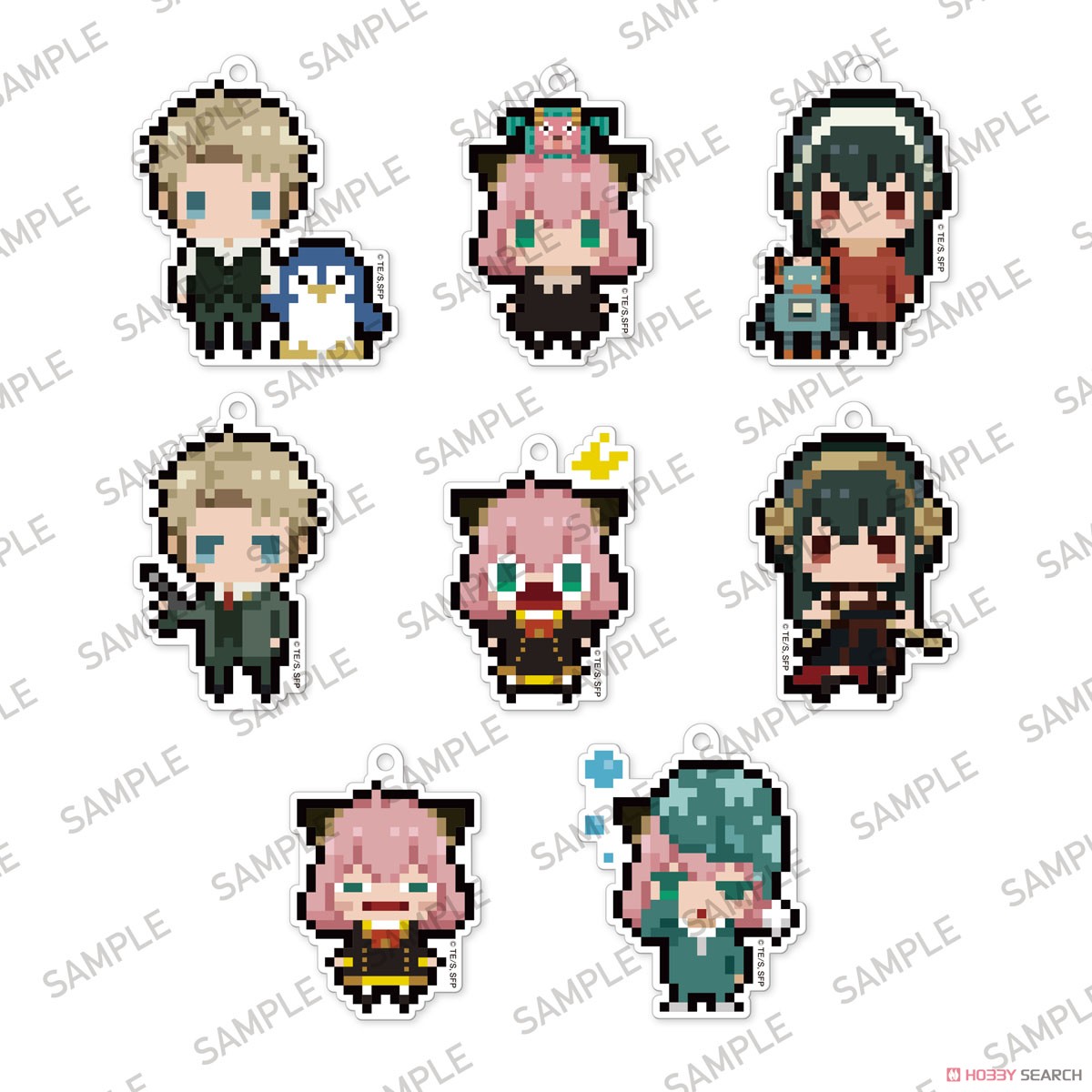 SPY×FAMILY ぷちびっとストラップコレクション (8個セット)