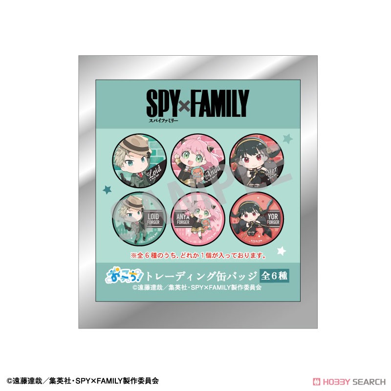 SPY×FAMILY トレーディング缶バッジ (6個セット)