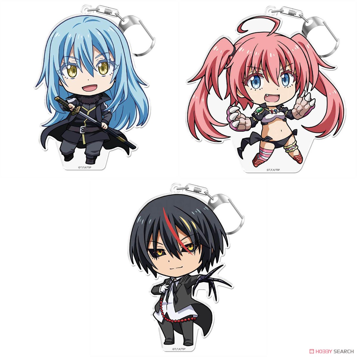 転生したらスライムだった件 ぷにこれ！キーホルダー(スタンド付)