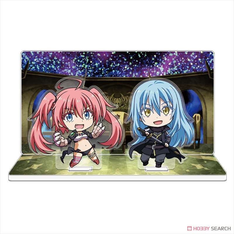 転生したらスライムだった件 アクリルジオラマE [リムル＜魔王ver.＞&ミリム＜ドラゴンナックルver.＞]