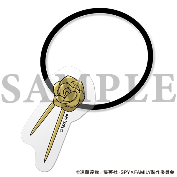 WIT×CLW アニメSPY×FAMILY SHOP アクリルモチーフヘアゴム【ヨル】