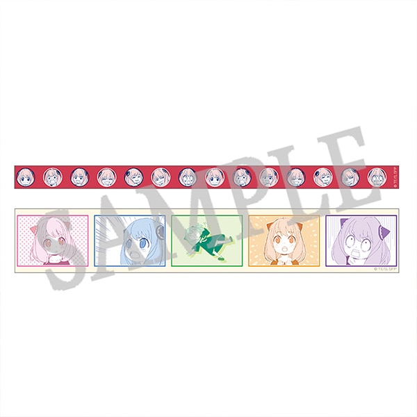 WIT×CLW アニメSPY×FAMILY SHOP マスキングテープ Aアーニャだらけ