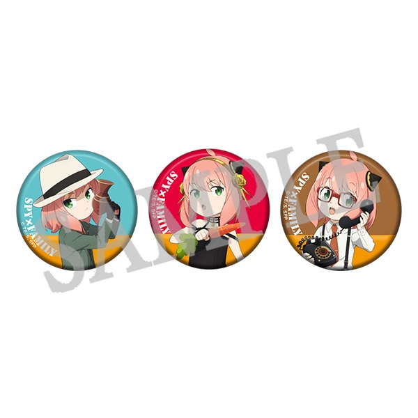 WIT×CLW アニメSPY×FAMILY SHOP　缶バッジセット　まねっこアーニャ Vol.１