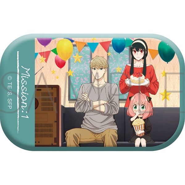 SPY×FAMILY スクエア缶バッジ MISSION:1「オペレーション〈梟〉」メインビジュアル