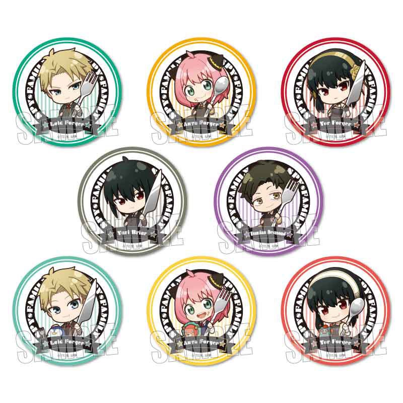 トレーディング缶バッジ SPY×FAMILY ごちきゃら