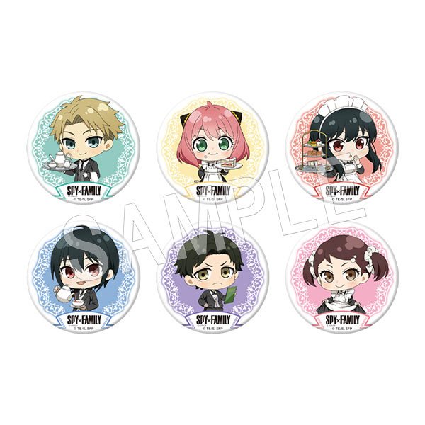 SPY×FAMILY トレーディング缶バッジ ミニキャラver. (カフェ)