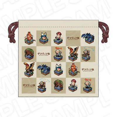 ダンジョン飯 巾着 ドット絵ver.