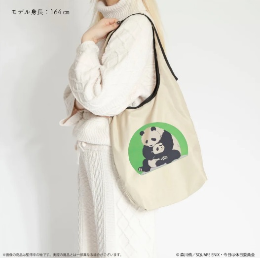 わるものさんのパンダ柄エコバッグ