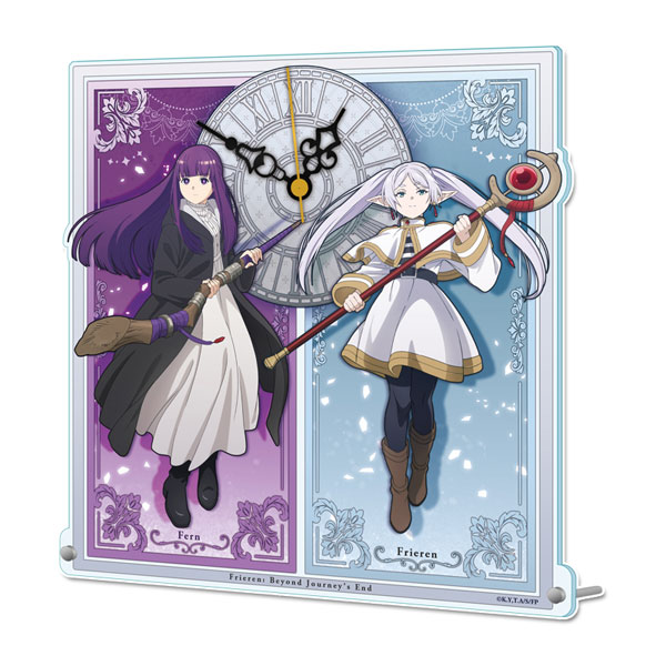 葬送のフリーレン アクリル置時計 B フリーレン＆フェルン