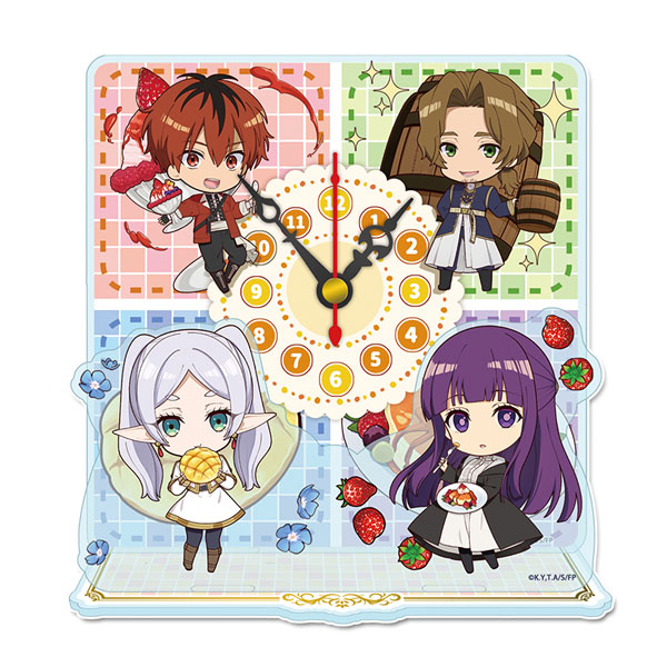 葬送のフリーレン ぷちちょこミニアクリル置時計 新パーティ もぐもぐver.