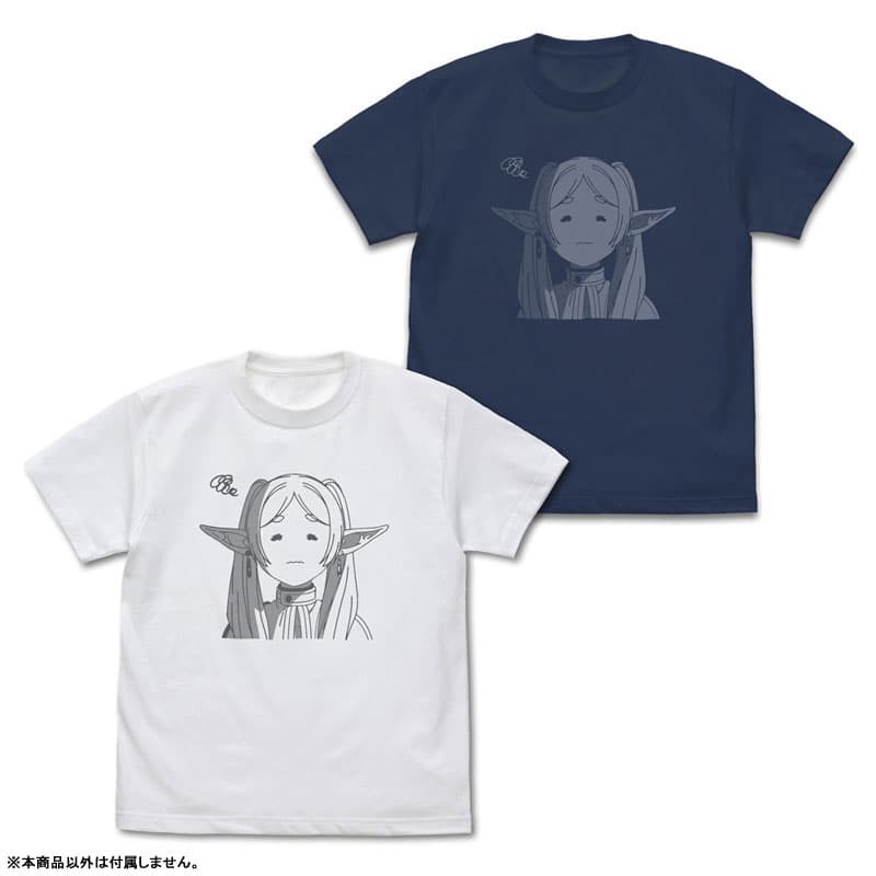 葬送のフリーレン フリーレン フェイス Tシャツ すごく嫌そうな顔ver.