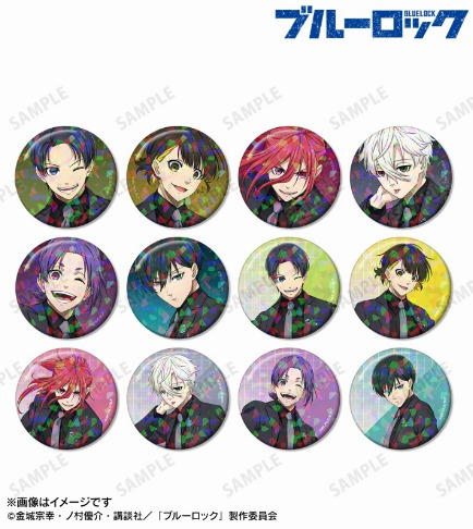 TVアニメ『ブルーロック』 描き下ろし スーツモデルver. トレーディングホログラム缶バッジ